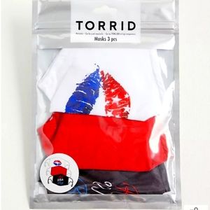 Torrid Facemasks 3 pack NIP